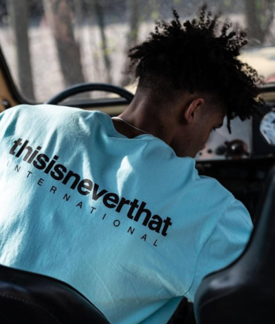 THIS IS NEVER THAT BABY BLUE T SHIRT