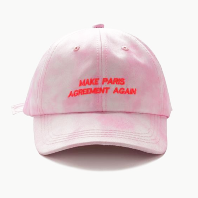 "MAKE PARIS AGREEMENT AGAIN" TIE DYE CAP