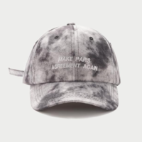 "MAKE PARIS AGREEMENT AGAIN" TIE DYE CAP - Thumbnail 2