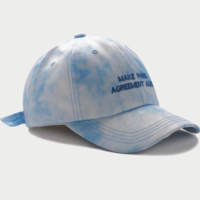 "MAKE PARIS AGREEMENT AGAIN" TIE DYE CAP - Thumbnail 3