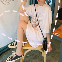 ANGEL HAPPINESS OVERSIZE TEE - Thumbnail 4
