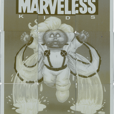 Odorous ororo / perspire rachel 9 plate puzzle sets