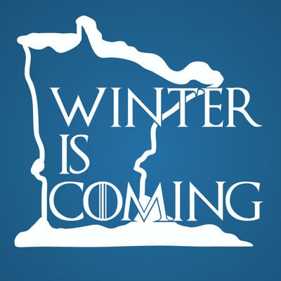 Winter is coming (minnesota) t-shirt