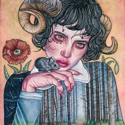 "trickster" print  - Thumbnail 5