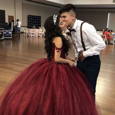 Ball gowns off the shoulder prom dresses quineanera dresses - Thumbnail 5