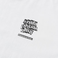 Free Shipping-"THIS IS NEVER THAT" WEIRD LETTER TEE IN WHITE - Thumbnail 4
