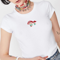 MUSHROOM CROP TEE - Thumbnail 2