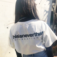 Free Shipping-"THIS IS NEVER THAT" INTL TEE IN WHITE - Thumbnail 1