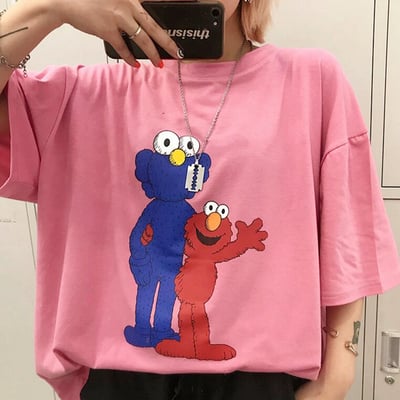 Cookie Monster and Elmo Printed Tee