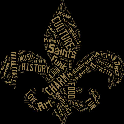 Love nola canvas tote