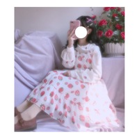 New strawberry milk JSK suspender dress - Thumbnail 3