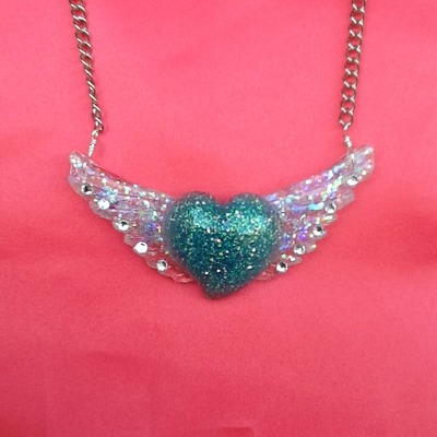 Angel wings necklace
