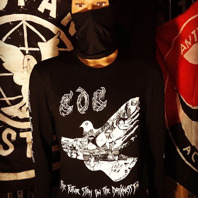 S.d.s. "the future stay in the darkness fog" long sleeve shirt 