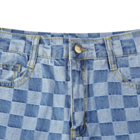 Free Shipping-CHECKER JEANS - Thumbnail 3