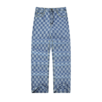 Free Shipping-CHECKER JEANS - Thumbnail 4