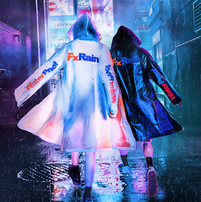 Free Shipping-UNISEX FX RAIN JACKET