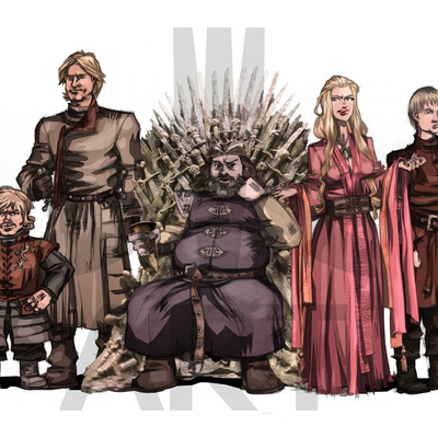 (got 1 of 3) lannister family print