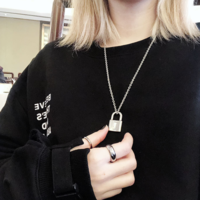 KEY LOCK NECKLACE - Thumbnail 1