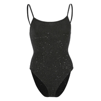 Sexy Lace up Back Black Women Bodysuit - Thumbnail 3