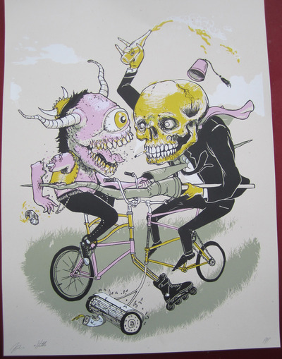 'YEEEEEAAAAAHHH!!!' 2012 Artcrank print