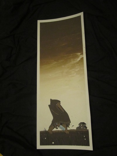 Leaving Home 'hope in a bottle' Serigraph