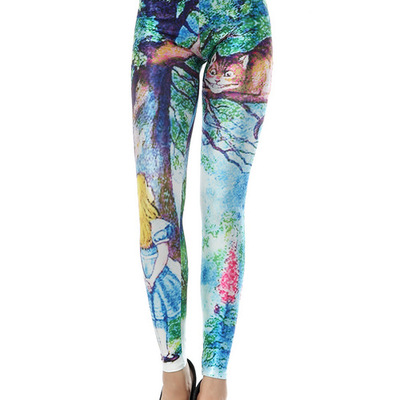 Alice and wonderland leggings