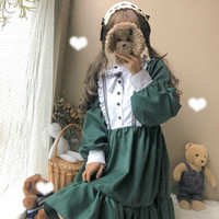 Vintage Kawaii Ruffled Dress - Thumbnail 1