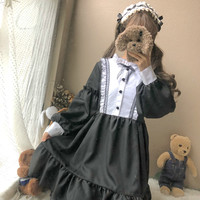 Vintage Kawaii Ruffled Dress - Thumbnail 2