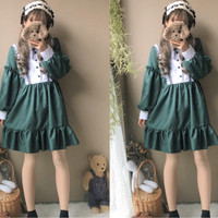 Vintage Kawaii Ruffled Dress - Thumbnail 3