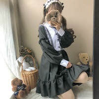 Vintage Kawaii Ruffled Dress - Thumbnail 4