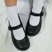 Japanese Vintage Style Fashion Shoes in Black and Brown - Thumbnail 1
