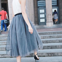 Two Piece Cusal Tea Length Dresses for Women - Thumbnail 1