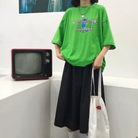 Vintage Earth Planet Printed Tee - Thumbnail 2