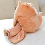 Cute Hamster Pillow + Blanket Dual Doll-3
