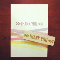 Thank You Rubber Stamp  - Thumbnail 1