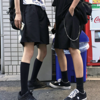 Free Shipping-CYBER PUNK SHORTS WITH CHAIN - Thumbnail 1