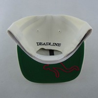 Weed Logo Snapback Cap By Deadline White Color - Thumbnail 3