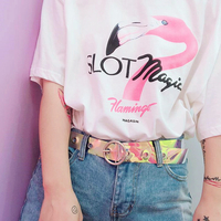 Laser Hologram Transparent Heart Round Square Ring Belt - Thumbnail 3