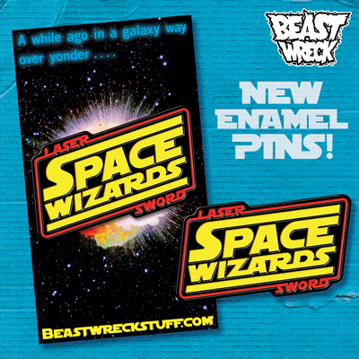 SPACE WIZARDS Enamel Pins