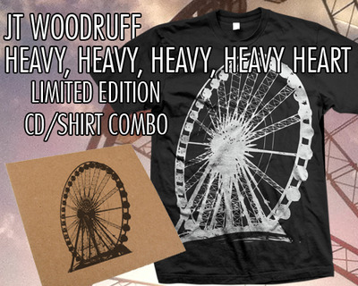 JT Woodruff-Shirt/CD Combo Heavy, Heavy, Heavy, Heavy Heart 