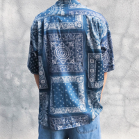 Free Shipping-VINTAGE PAISLEY SHIRT - Thumbnail 3