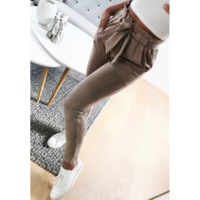 Slim High Waist Striped Pants - Thumbnail 1