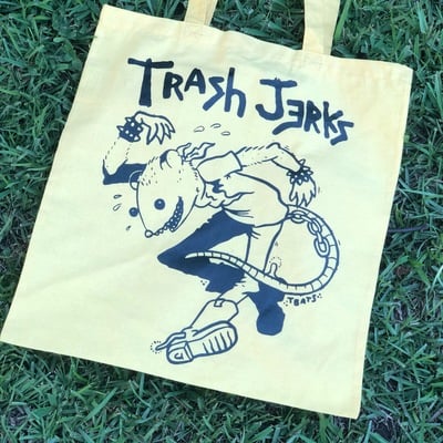 TRASH JERKS tote bag