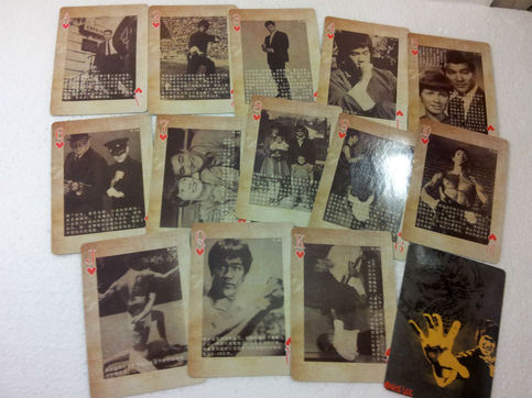 Chinese Kung Fu Movie Star Bruce Lee Design Playing Card Each Card Different Set