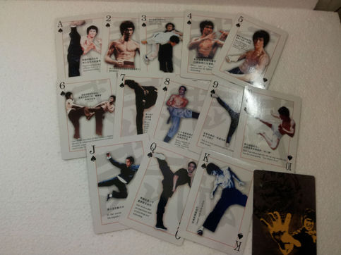 Bruce Lee Movie Star Photo Design Playing Card 1 Set Each Card Different Design