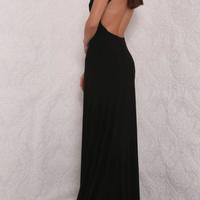 Simple A-Line V Neck Spaghetti Straps Backless White Satin Long Prom Dresses with Double Splits,Evening Dresses 2020 - Thumbnail 1