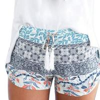 Fashion Sexy Printing High Waist Shorts - Thumbnail 1