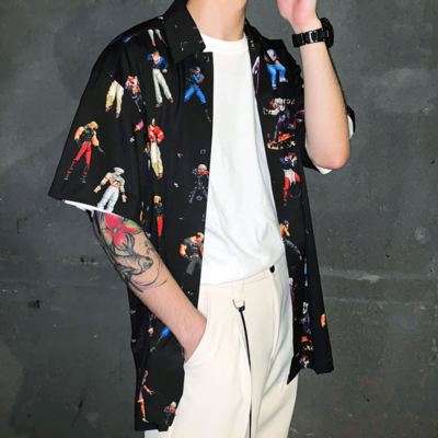 Free shipping-the king of fighters all-star shirt - Thumbnail 4