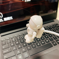 Creative LED Astronaut USB Night Light Portable Charging Book Light - Thumbnail 2