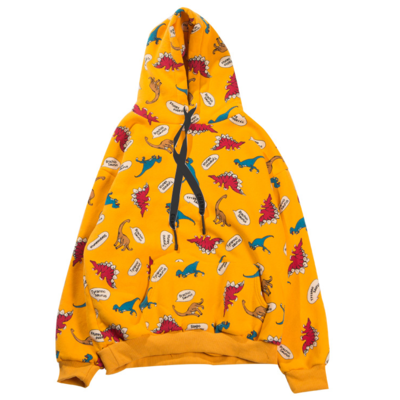New cartoon dinosaur hoodie